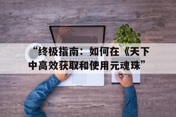 “终极指南：如何在《天下中高效获取和使用元魂珠”