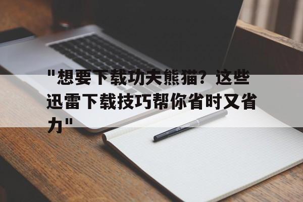 关于"想要下载功夫熊猫？这些迅雷下载技巧帮你省时又省力"的信息